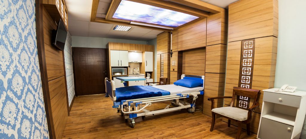 اتاقهای مدرن و با استاندارد بالا بیمارستان و زایشگاه خصوصی بنت الهدی 