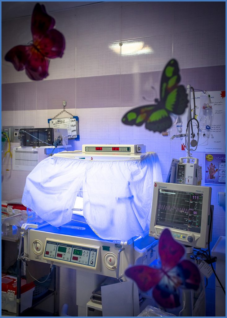 بخش NICU بیمارستان و زایشگاه خصوصی بنت الهدی