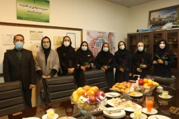 بازدید مدیریت پرستاری دانشگاه علوم پزشکی مشهد از بیمارستان و زایشگاه بنت الهدی به مناسبت روز پرستار